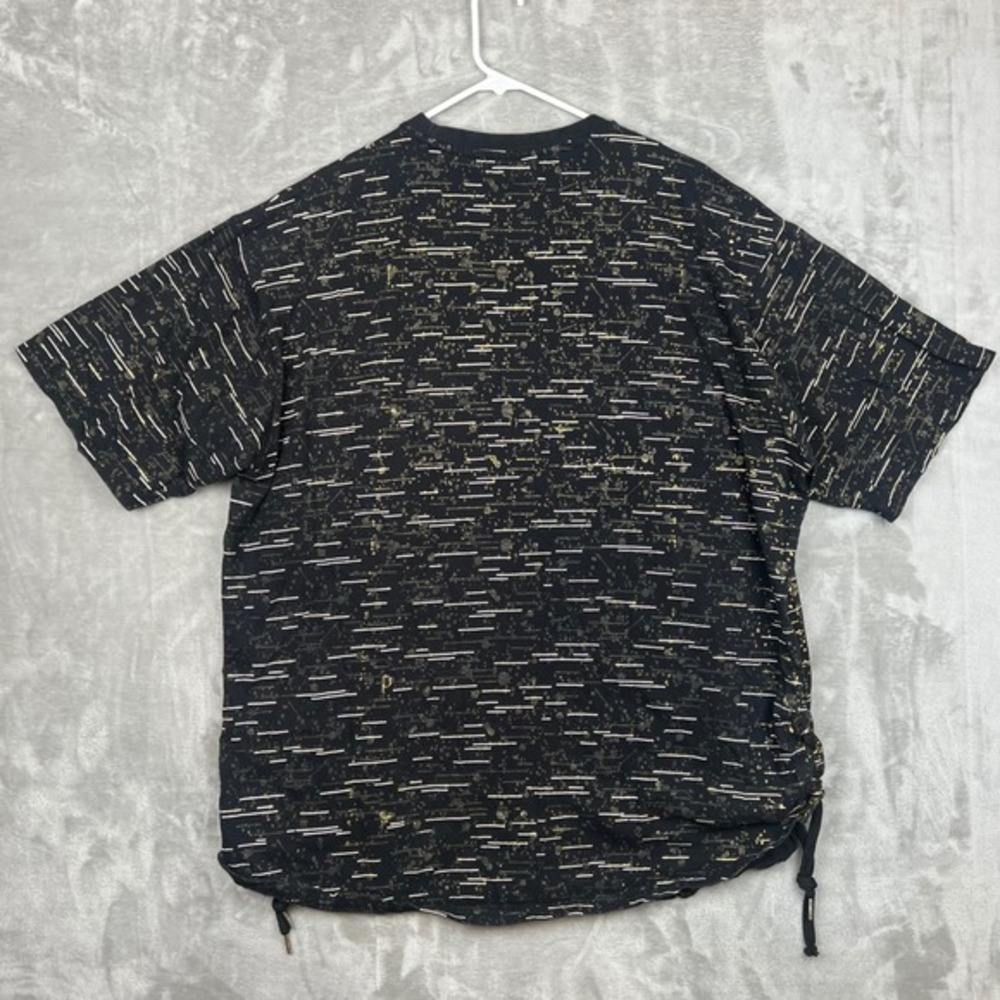 Legendary Status Mens 4XL‎ Only God Can Judge Me Graphic Tee Black Gold Splatter